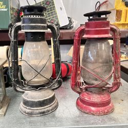 Glass Oil Lanterns 