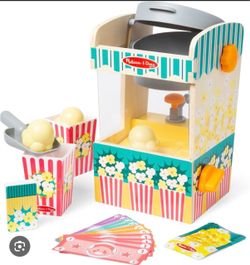 Melissa and dough POPCORN MACHINE wooden toy