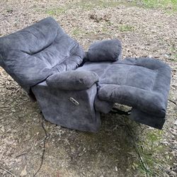 Electric Cowboy Recliner With USB Port