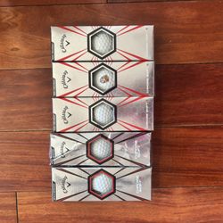 5 sleeves callaway chrome soft x golf balls