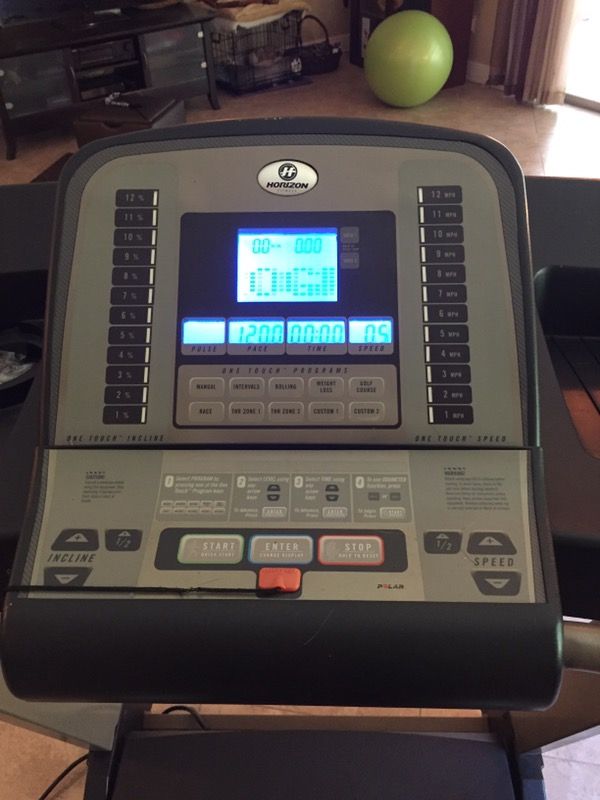 Horizon Fitness Treadmill model PST8 for Sale in Clearwater FL OfferUp