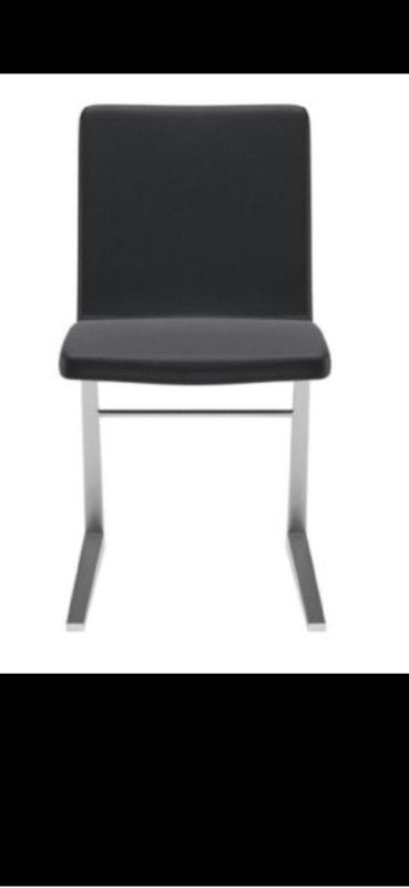 BoConcept 2 Black Leather Dining Chairs - Mariposa