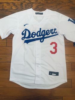 White Los Angeles dodgers Edwin Diaz World Series jersey