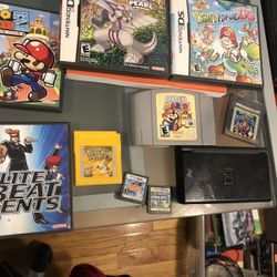 Old video games for sale.