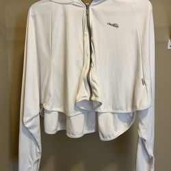 White UV Protection Hoody Jacket