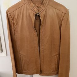 Vintage Small Size 40 Leather Jacket 