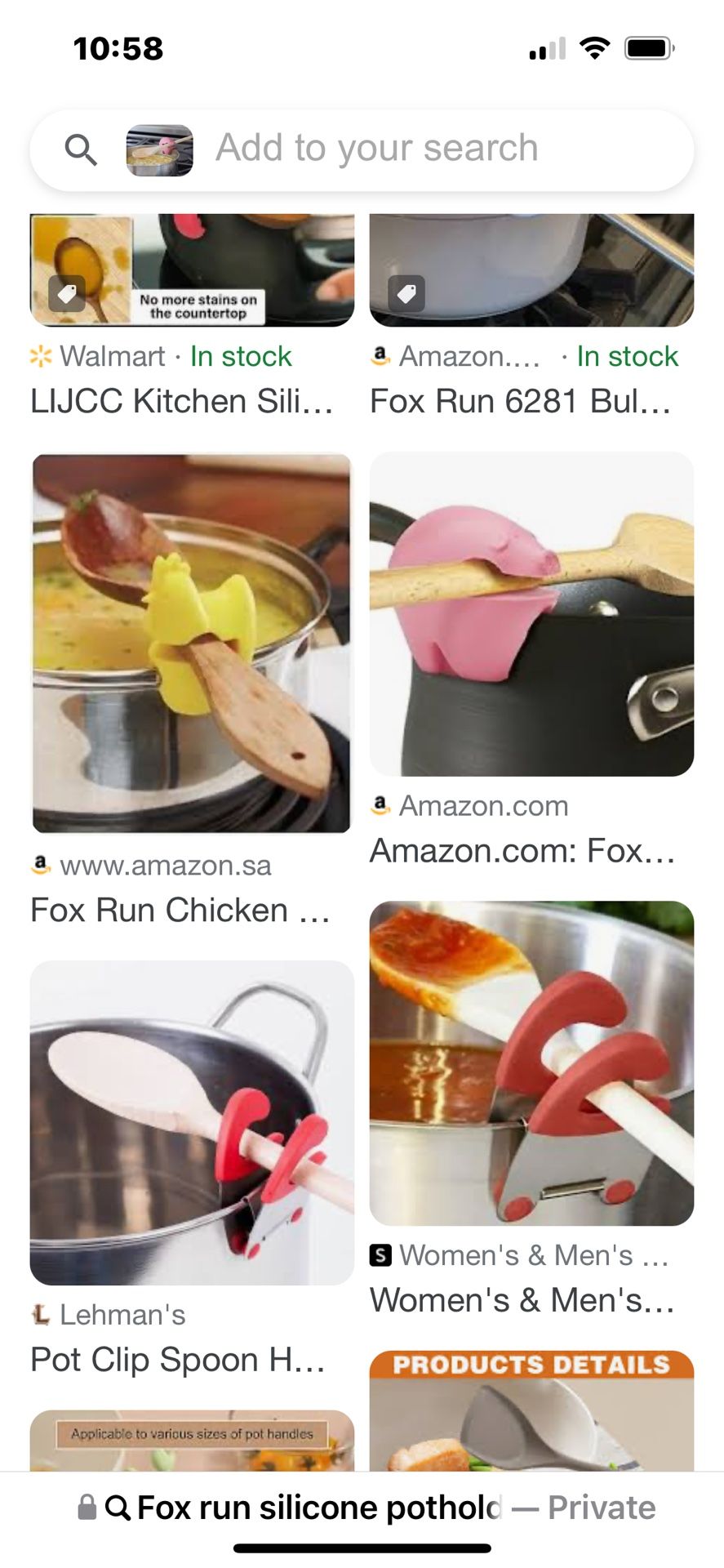 New Silicone Clip Spoon Rest