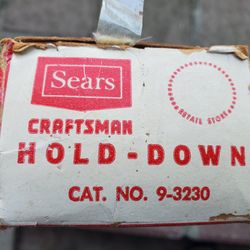 Craftsman Hold-Down (Vintage)