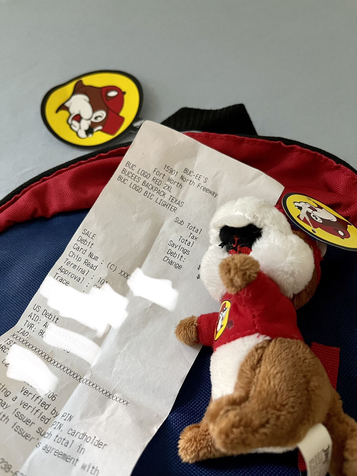 🔥🦫 — Brand New — BUC-EE’S — Backpack & Keychain / Backpack Clip-On !! 🦫🔥— Comes w/ Receipt from Dallas-Fort Worth. 🧾— $50 for BOTH!!