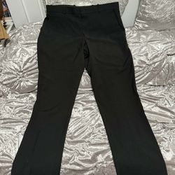 Two Black Pants For Suits Size 32 By 32 And 32 By 30 Good Condition 