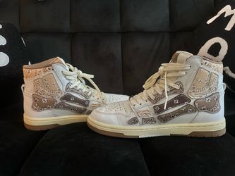 Amiri Skel Top High Bandana Sneakers