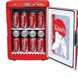 Brand New Unopened Coca-Cola 28 Can Portable Cooler Warmer with Display AC/DC 25L 26 qt