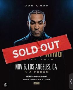 Tickets on the FLOOR DON OMAR