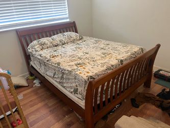 Queen size bed frame