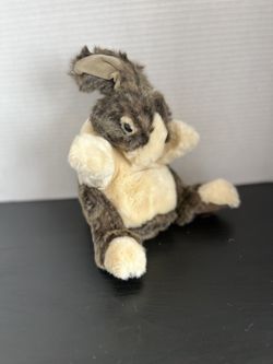 Folksmanis 10" Baby Dutch Bunny Rabbit Full Body Hand Puppet Plush Toy