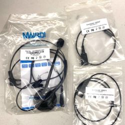 Mairdi 2.5mm Headset with Noise Cancelling Microphone for Panasonic Telephone