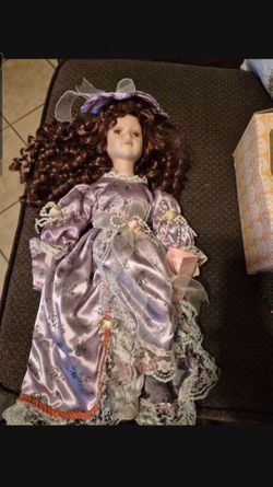 The Rose Collection Porcilian Doll. Early 2000s