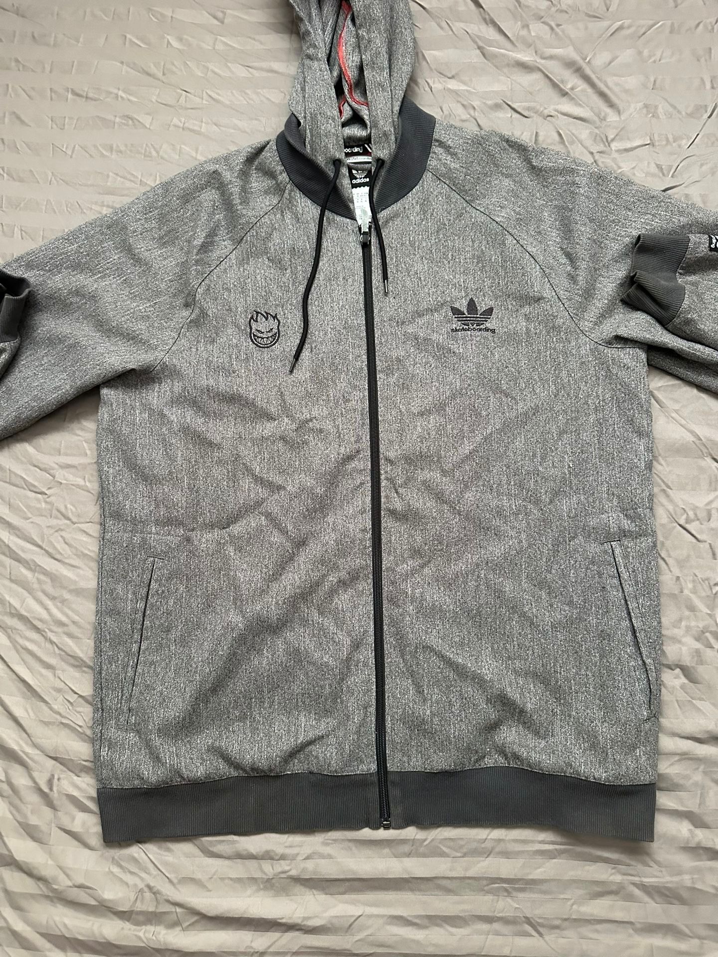 Adidas Skateboarding × Spitfire Dennis Busenitz Zip Jacket - Carbon