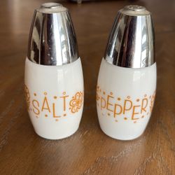 Vintage Butterfly Gold Salt And Pepper Shakers 