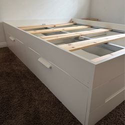 Free IKEA bed frame white QUEEN