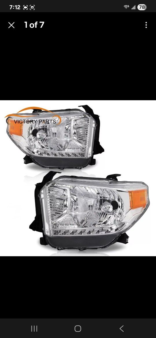 2014 To 2021 TUNDRA Headlights