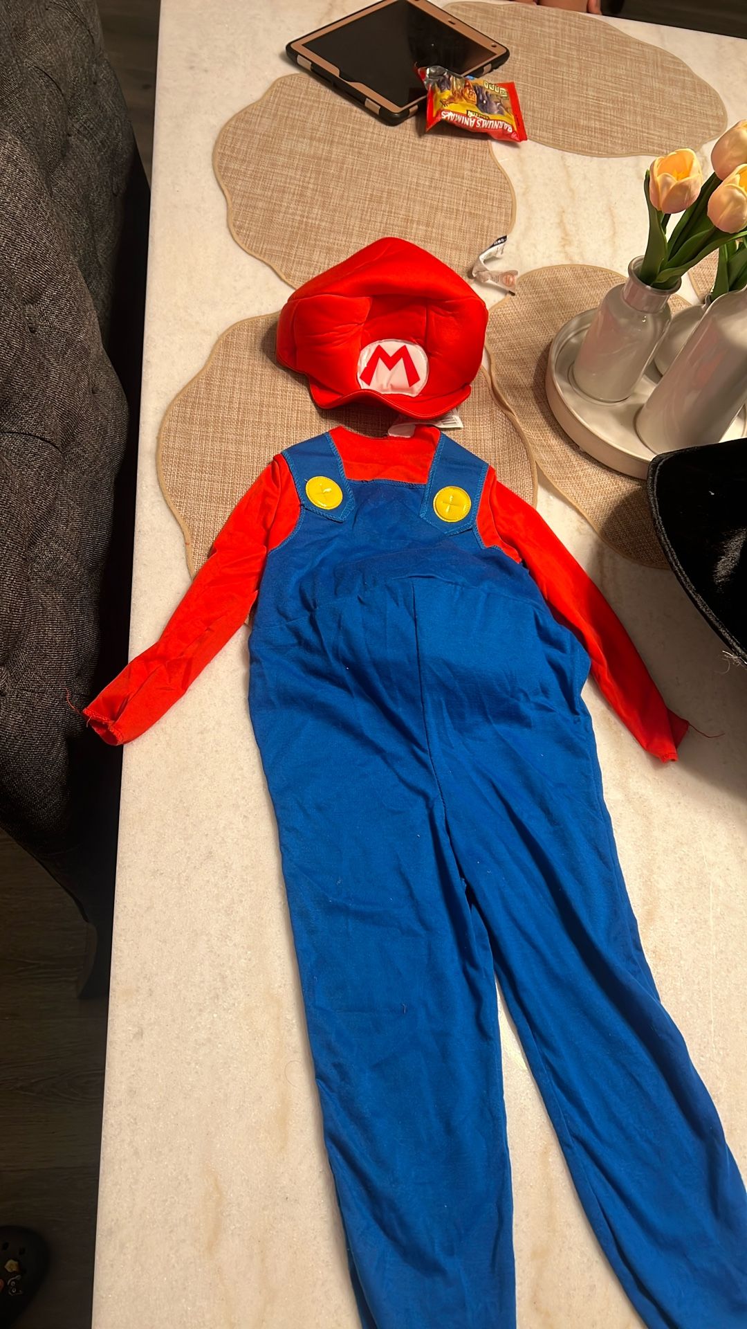 Mario Costume Kids 
