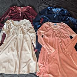 Lot Of Four Velvet Girls Size 6/7 Old Navy Dresses 