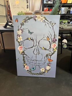 Skull/summer painting