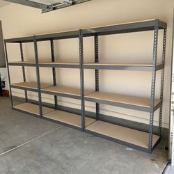 Garage Shelving 48 in W x 18 in D Industrial Racks Great For Home Office And Commercial Storage Delivery Available