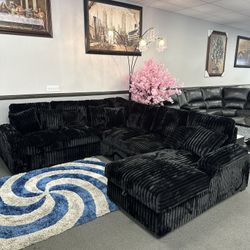 Black Sofa Sectional Sleeper