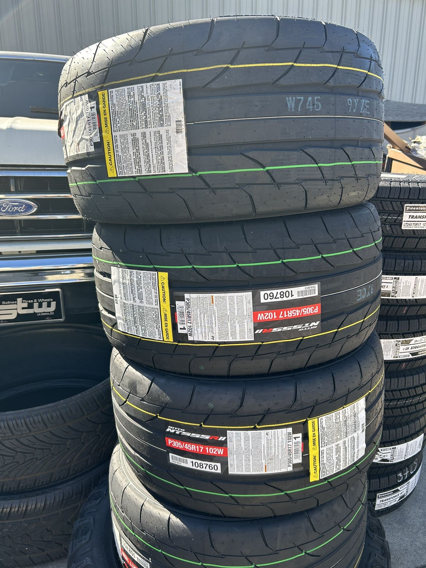 NITTO NT555Rll 305/45R17 Price$330 Each