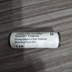 Mint Roll 2017D George Rogers Clark Quarters