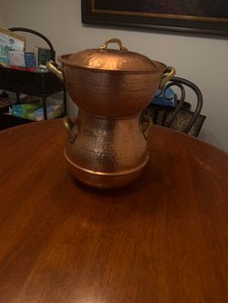 Hand Hammered Copper Steamer