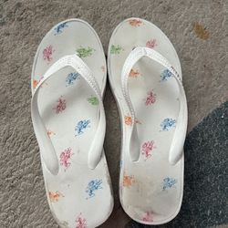 Vintage Polo Wedge Sandals 