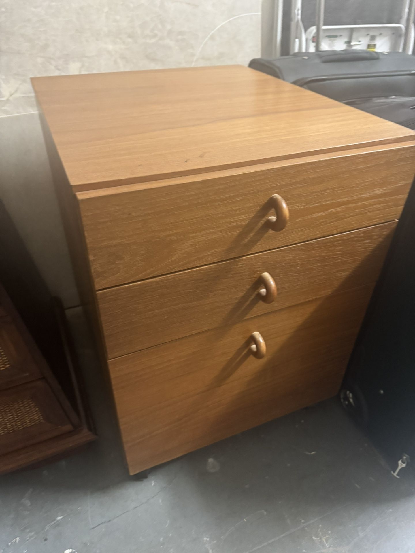 Organizer Wooden Drawer Set Or Nightstand On Wheels