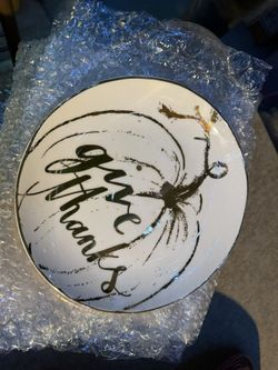 Give Thanks salad plates