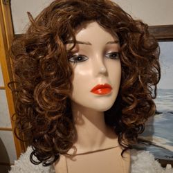 Human Hair Blend Wig 