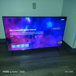 55 inch Vizio New Plastic still on screen