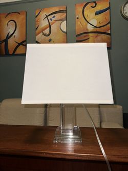 RALPH LAUREN GLASS TABLE LAMP