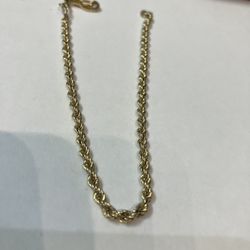 14k Gold Bracelet #109873-1 MJ
