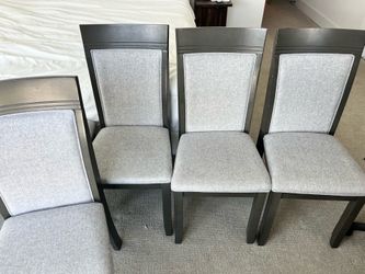 Dining chair set of 4 & Bench