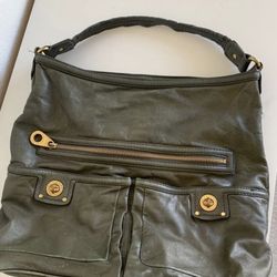 Marc by Marc Jacobs Double Pocket Leather Hobo Bag