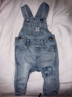 Old Navy Baby denim Overalls 3-6 Months