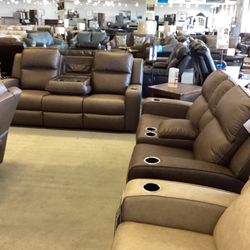 Lavenhorne Reclining Sofa and Loveseat Set