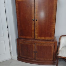 Ashley Furniture 2 Piece Armoire/Casters