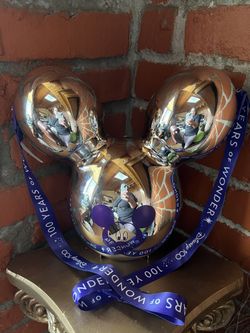 Disney 100 Anniversary Mickey Mouse Platinum Balloon