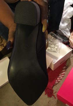 Over the knee NAVY BLUE boot.