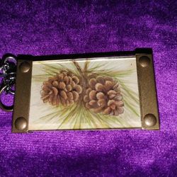Yellowstone Pinecone Keychain
