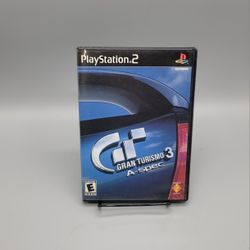 GT Gran Turismo 3 A-spec PS2 Sony PlayStation 2 With Manual