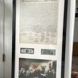 Declaration Of Independence Photo & Bills